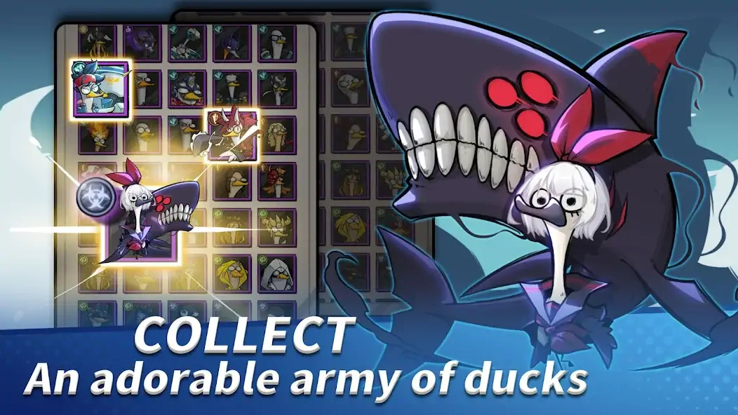 Скачать Merge Duck 2: Idle RPG [Взлом Бесконечные деньги] APK на Андроид