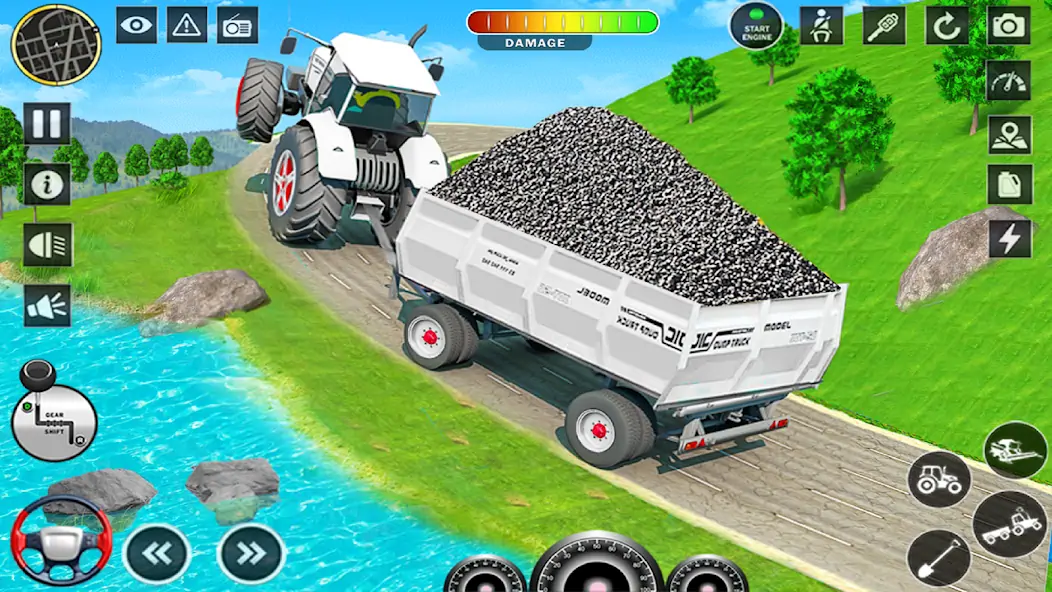 Скачать Big Tractor Farming Simulator [Взлом Много денег] APK на Андроид