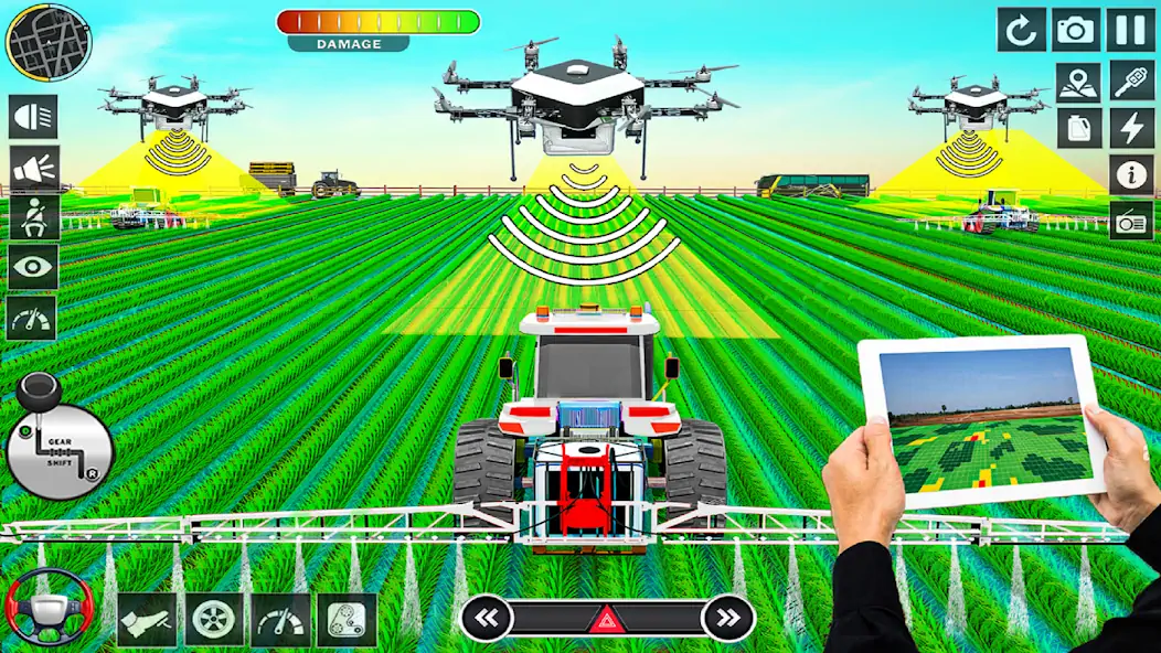 Скачать Big Tractor Farming Simulator [Взлом Много денег] APK на Андроид