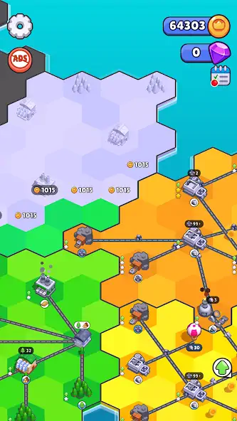 Скачать Resourcer - Building Strategy [Взлом Много монет] APK на Андроид