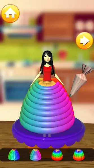 Скачать Doll Cake Dress Up Games 3D [Взлом Бесконечные монеты] APK на Андроид