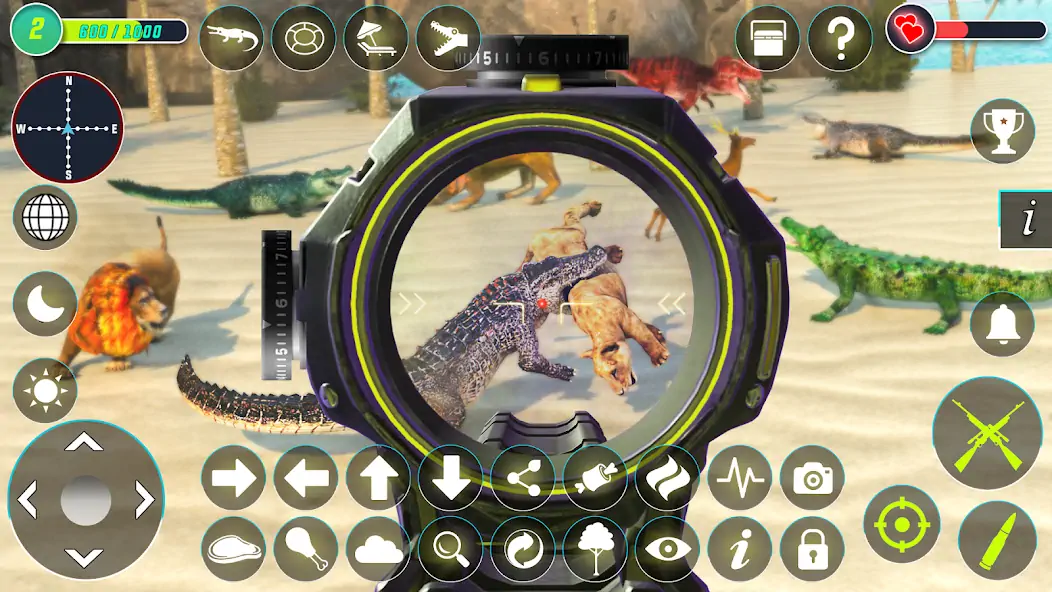 Скачать Crocodile Hunting Animal Games [Взлом Бесконечные деньги] APK на Андроид