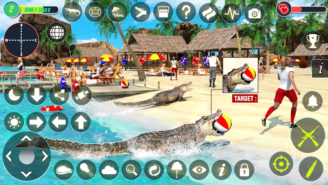 Скачать Crocodile Hunting Animal Games [Взлом Бесконечные деньги] APK на Андроид