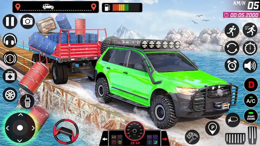 Скачать Offroad Jeep Game・Driving Game [Взлом Бесконечные деньги] APK на Андроид