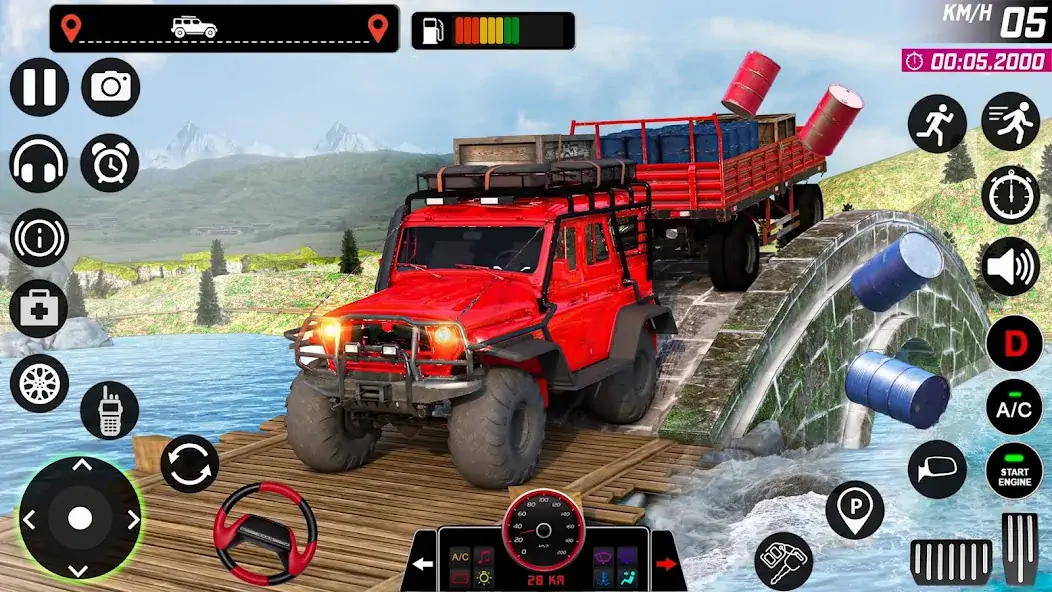 Скачать Offroad Jeep Game・Driving Game [Взлом Бесконечные деньги] APK на Андроид