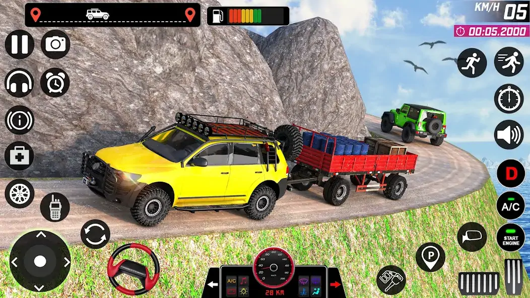 Скачать Offroad Jeep Game・Driving Game [Взлом Бесконечные деньги] APK на Андроид