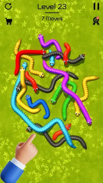 Скачать Tangled Snake 3D: Puzzle Game [Взлом Много денег] APK на Андроид