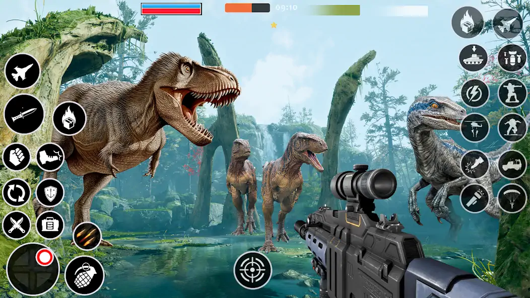 Скачать Dino Hunter : игры динозавров [Взлом Бесконечные деньги] APK на Андроид