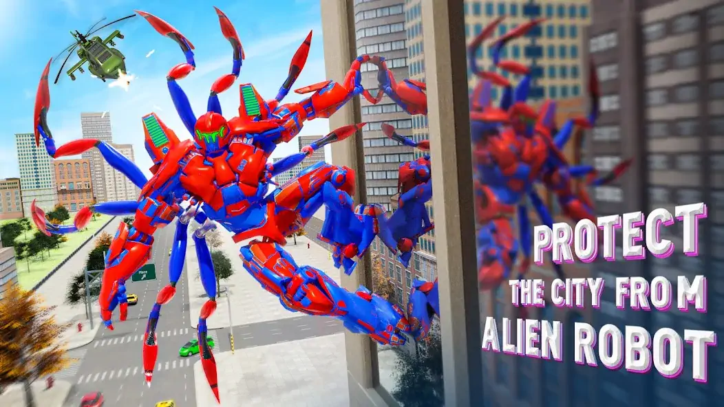 Скачать Spider Robot: Robot Car Games [Взлом Бесконечные монеты] APK на Андроид