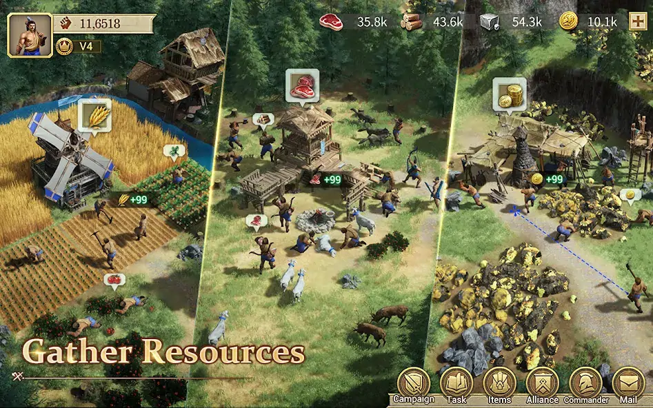 Скачать Warring Nations [Взлом Много монет] APK на Андроид