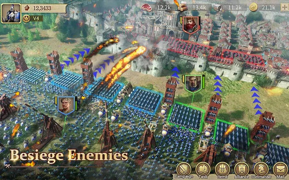 Скачать Warring Nations [Взлом Много монет] APK на Андроид