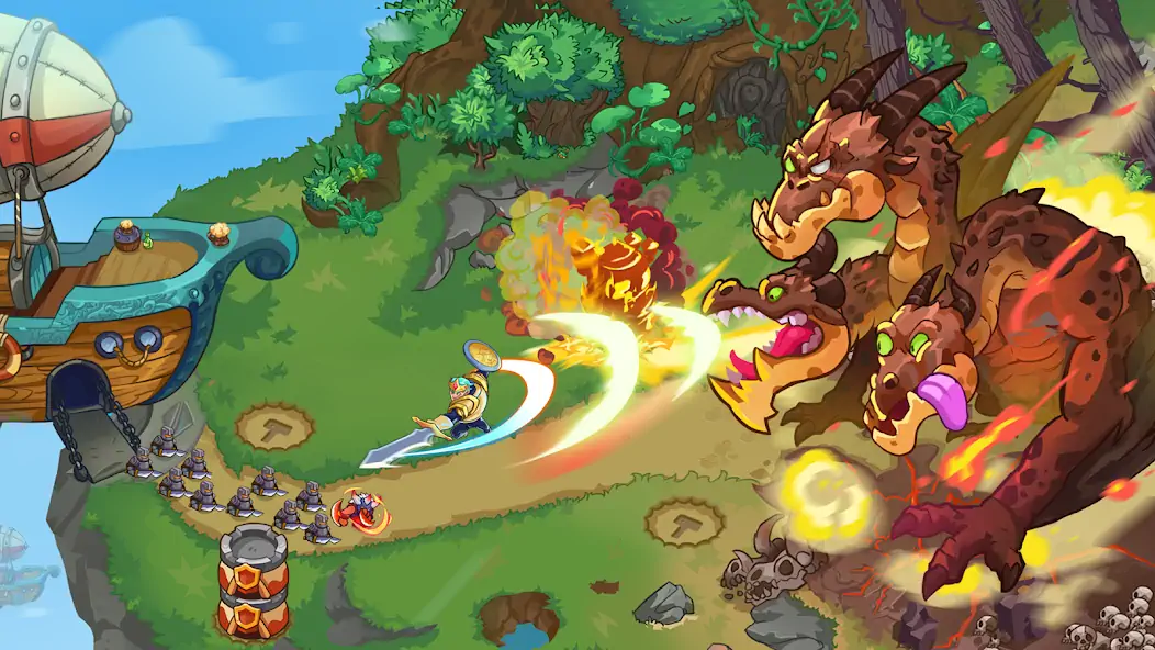 Скачать King of Defense 2: Epic TD [Взлом Бесконечные деньги] APK на Андроид