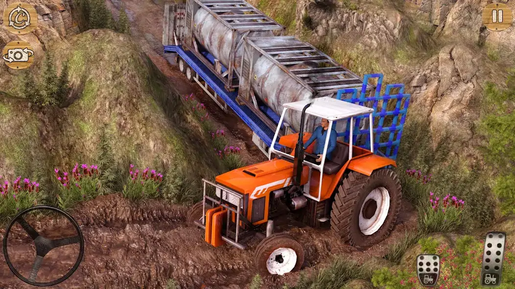 Скачать Реальный трактор ферма игра 3d [Взлом Бесконечные деньги] APK на Андроид