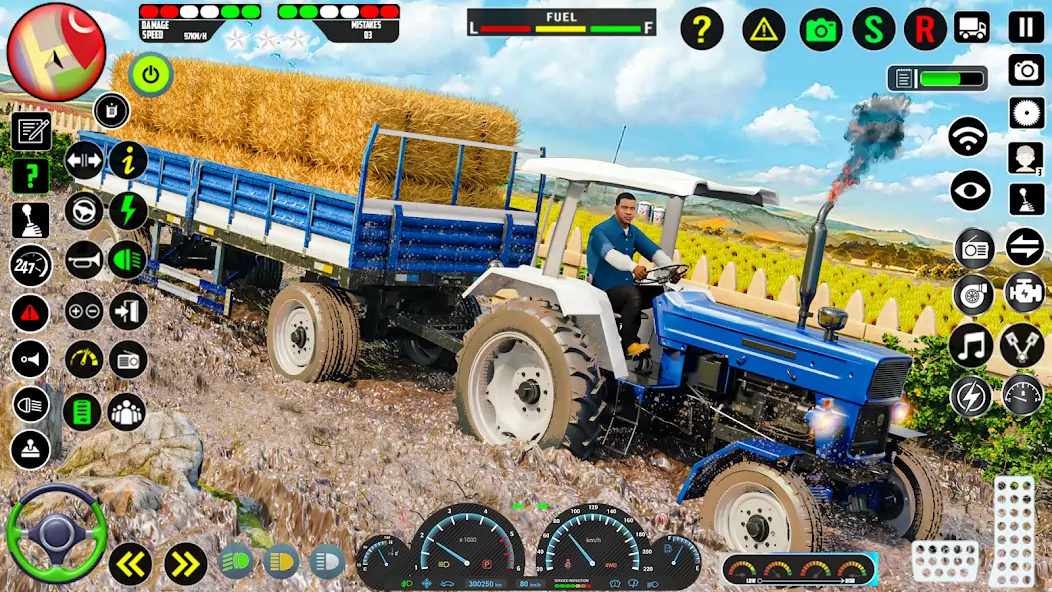 Скачать Реальный трактор ферма игра 3d [Взлом Бесконечные деньги] APK на Андроид