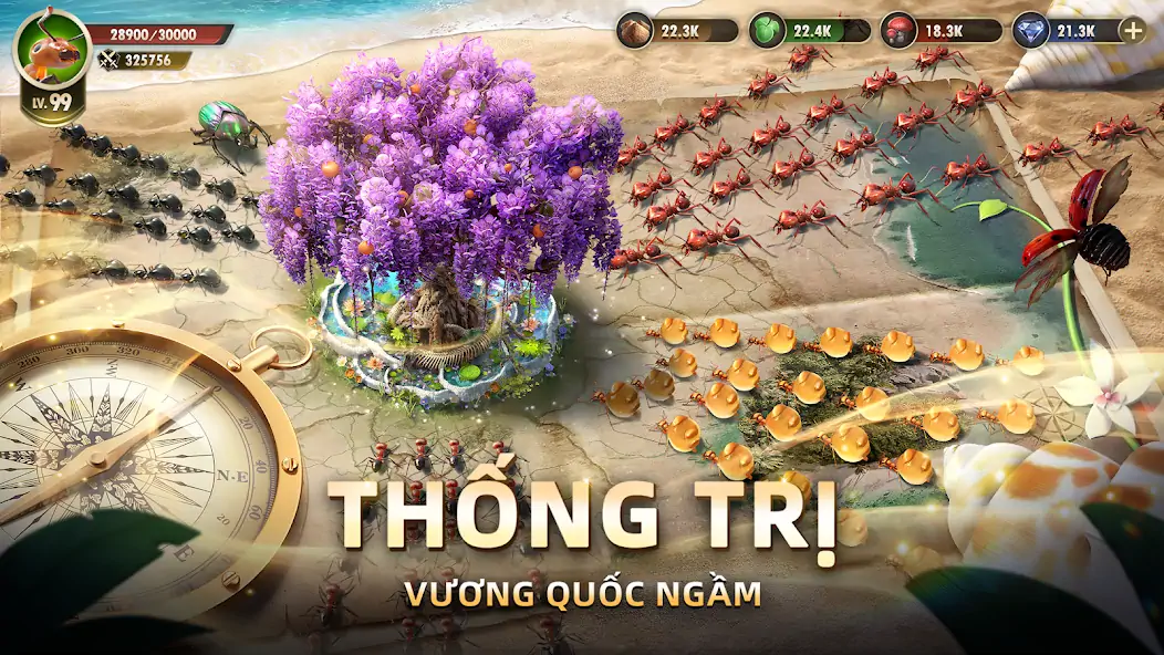 Скачать Vương Quốc Kiến - Gamota [Взлом Много денег] APK на Андроид