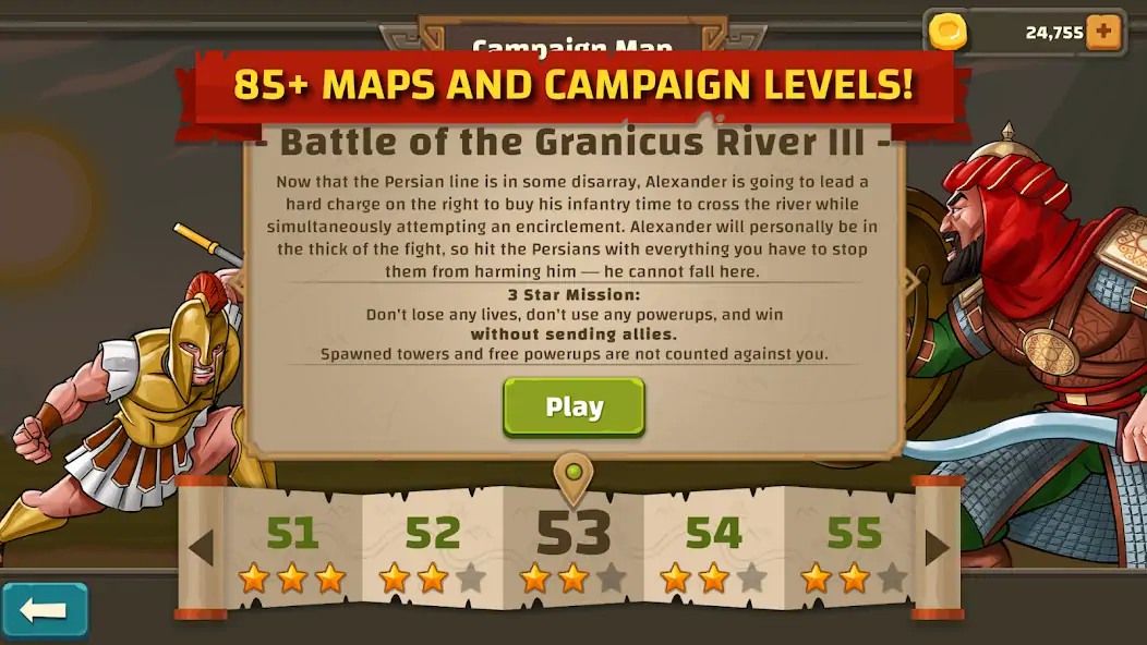 Скачать Ancient Allies Tower Defense [Взлом Бесконечные деньги] APK на Андроид