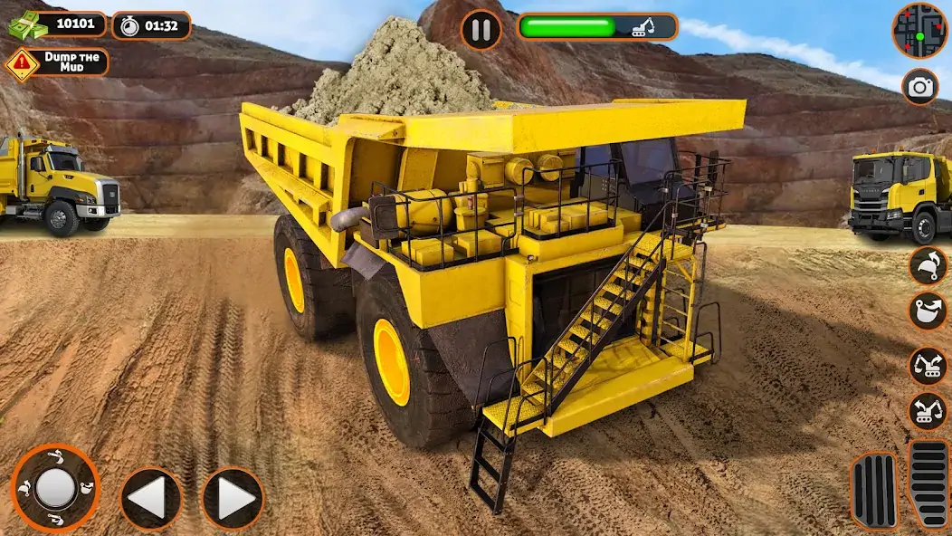 Скачать Construction Dump Truck Sim [Взлом Много монет] APK на Андроид