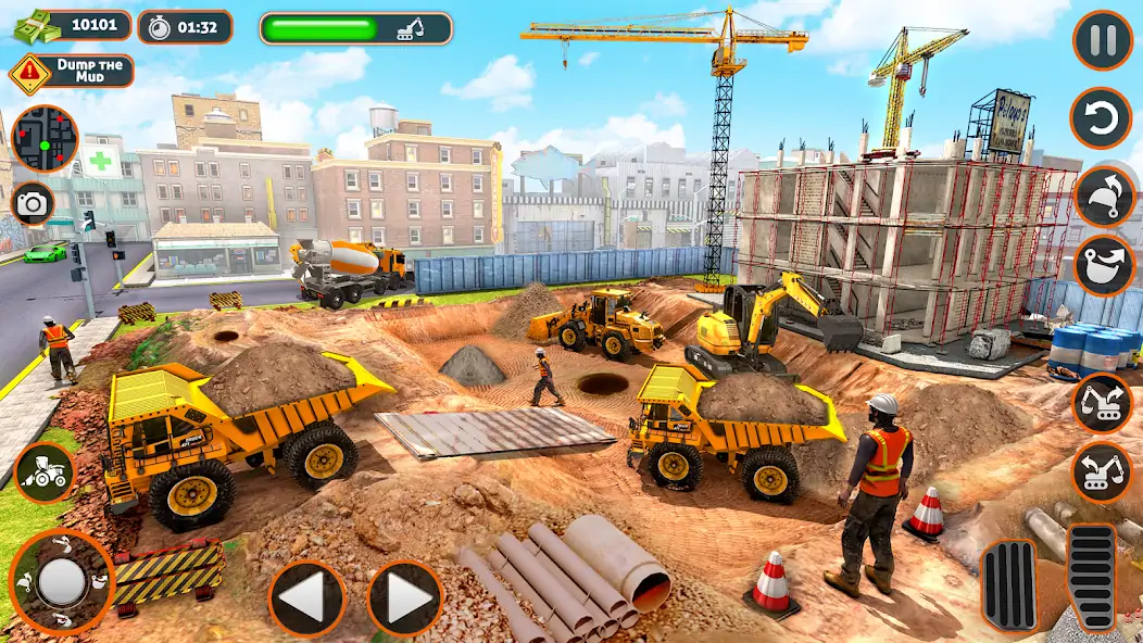 Скачать Construction Dump Truck Sim [Взлом Много монет] APK на Андроид