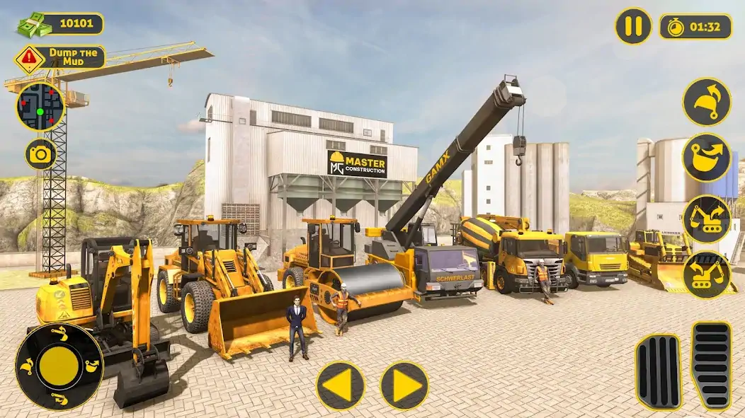 Скачать Construction Dump Truck Sim [Взлом Много монет] APK на Андроид