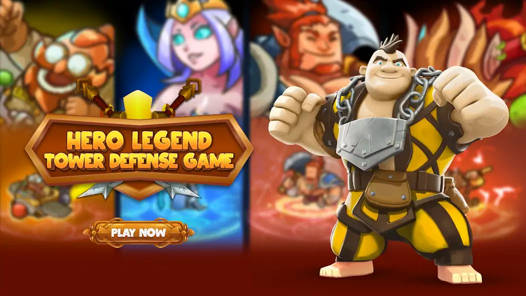 Скачать Hero Legend Tower Defense Game [Взлом Бесконечные монеты] APK на Андроид