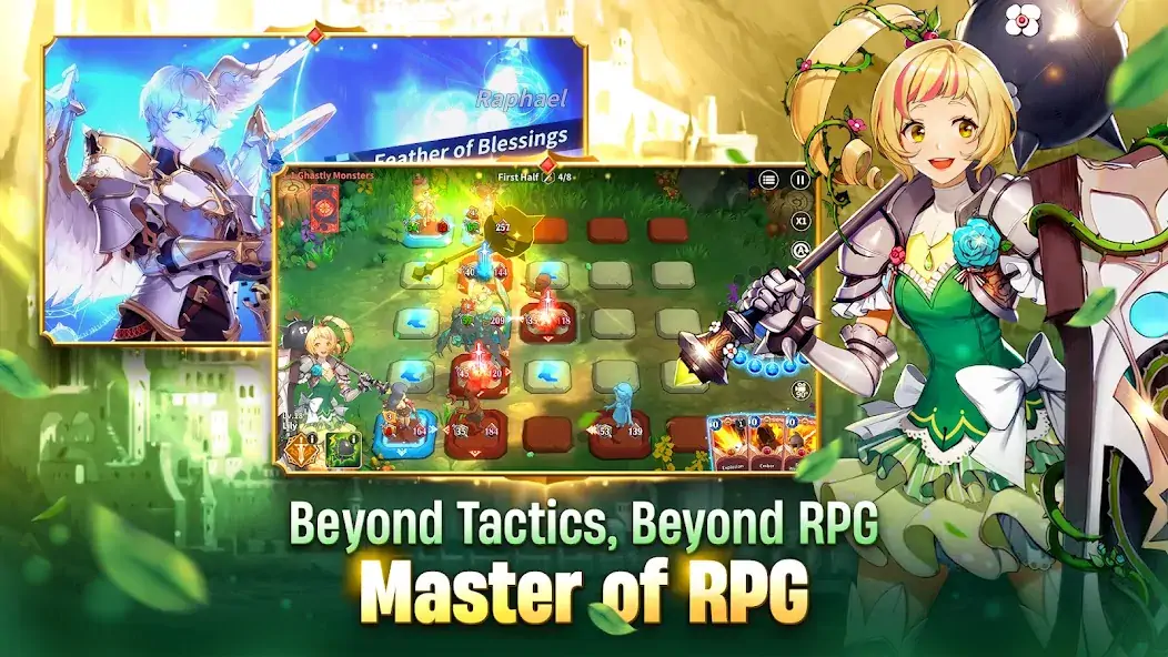 Скачать Master of Knights- Tactics RPG [Взлом Много монет] APK на Андроид