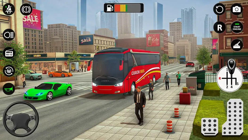 Скачать Coach Bus Simulator: Bus Games [Взлом Много денег] APK на Андроид