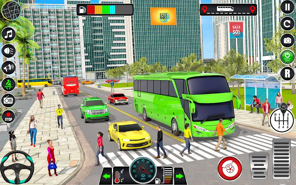 Скачать City Bus Simulator 3D Bus Game [Взлом Много монет] APK на Андроид