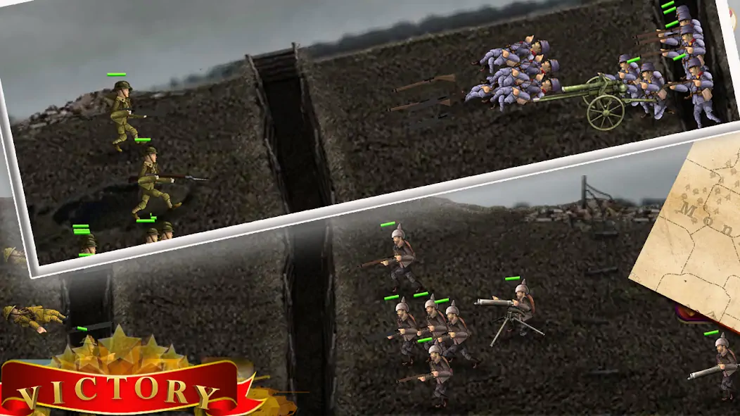 Скачать Warfare 1917 Trenches Troops [Взлом Много монет] APK на Андроид