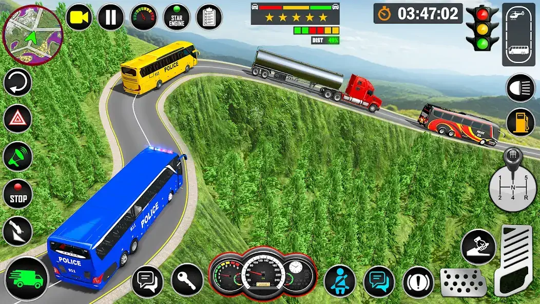 Скачать Police Bus Simulator: Bus Game [Взлом Бесконечные монеты] APK на Андроид