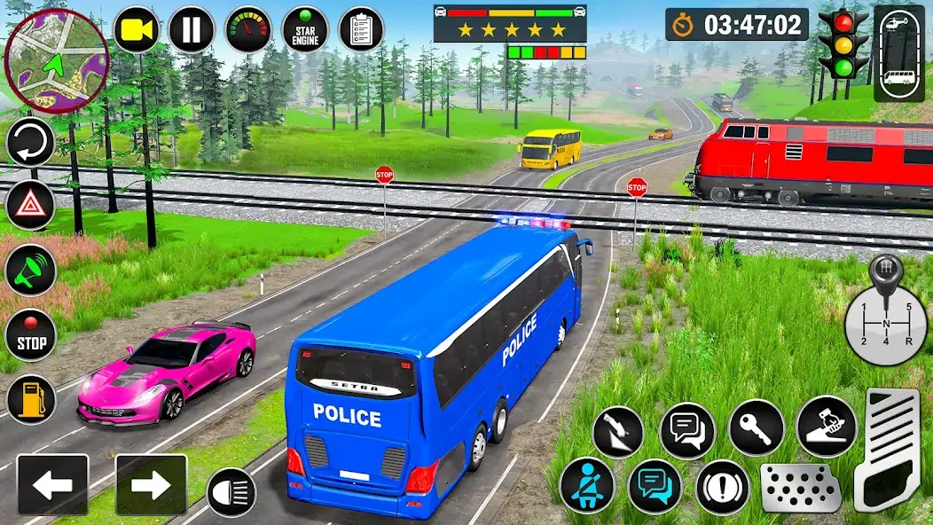 Скачать Police Bus Simulator: Bus Game [Взлом Бесконечные монеты] APK на Андроид
