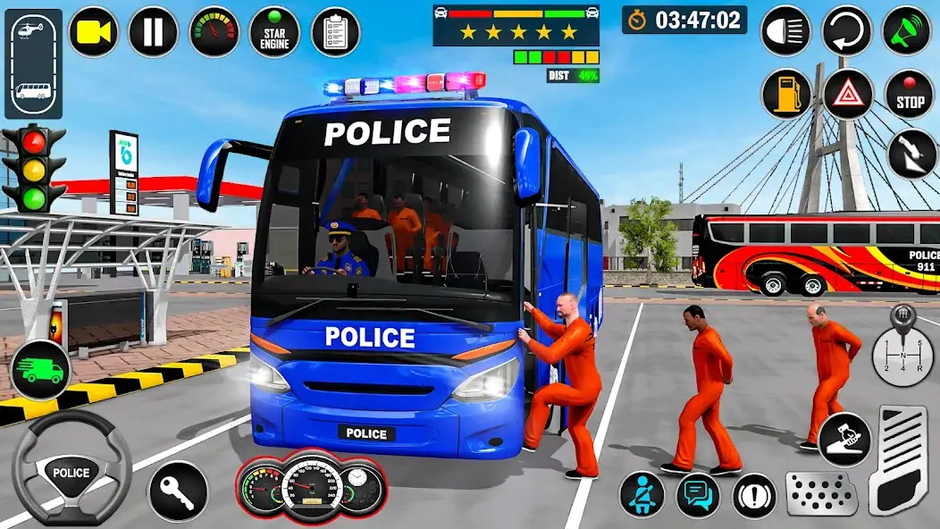 Скачать Police Bus Simulator: Bus Game [Взлом Бесконечные монеты] APK на Андроид