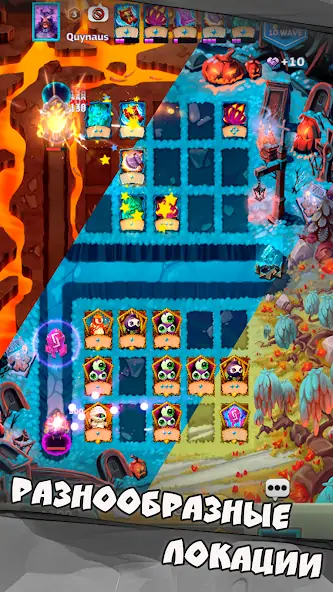 Скачать Random Cards: Tower Defense TD [Взлом Много монет] APK на Андроид