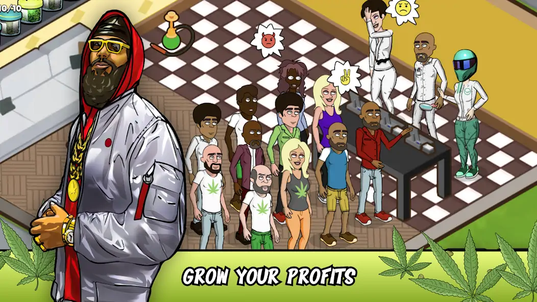 Скачать Weed City - Hemp Farm Tycoon [Взлом Много монет] APK на Андроид