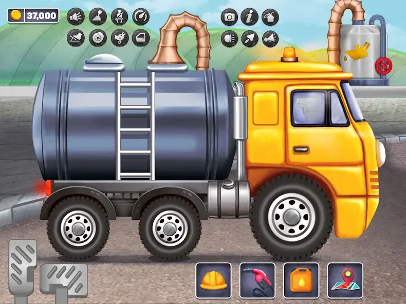 Скачать Дети Масло Танкер: Truck Игры [Взлом Бесконечные деньги] APK на Андроид