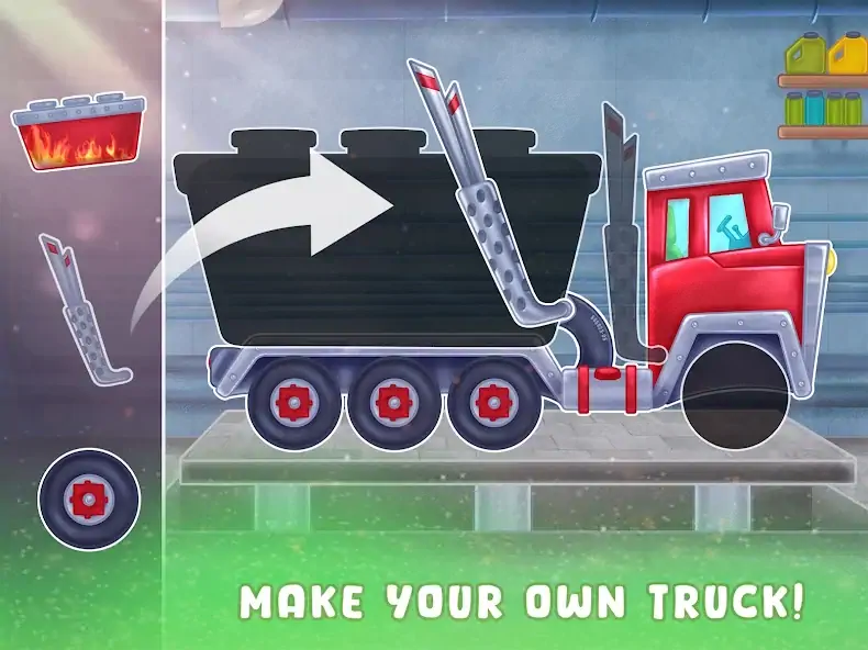 Скачать Дети Масло Танкер: Truck Игры [Взлом Бесконечные деньги] APK на Андроид