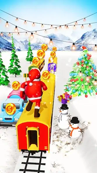 Скачать Xmas Santa Surfer Running Game [Взлом Бесконечные деньги] APK на Андроид