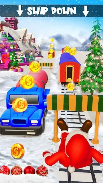 Скачать Xmas Santa Surfer Running Game [Взлом Бесконечные деньги] APK на Андроид