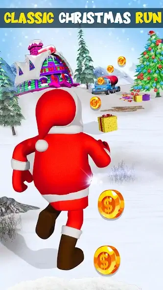 Скачать Xmas Santa Surfer Running Game [Взлом Бесконечные деньги] APK на Андроид