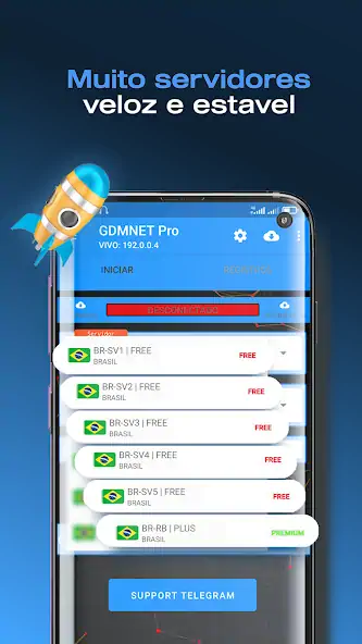 Скачать GDMNET Pro - Client VPN - SSH [Взлом Бесконечные деньги] APK на Андроид