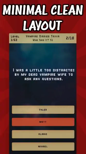 Скачать Vampire Diaries Quiz Trivia [Взлом Много монет] APK на Андроид