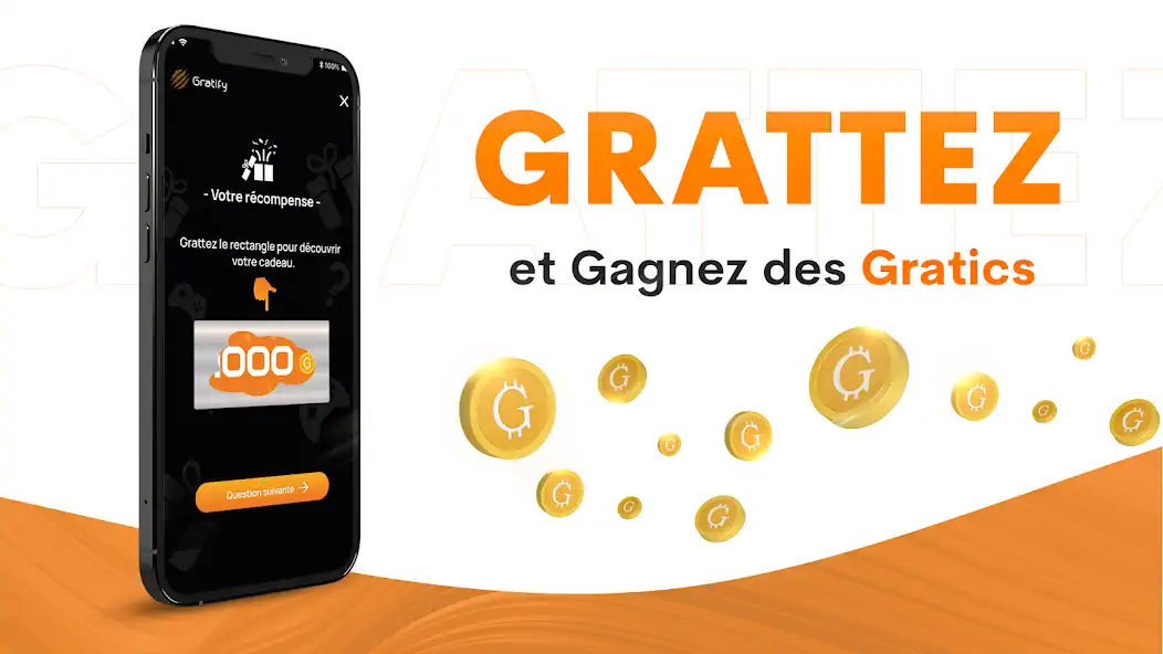 Скачать Gratify : Jouer Gratter Gagner [Взлом Много монет] APK на Андроид