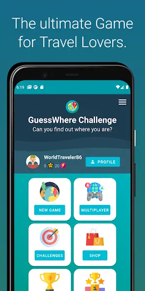 Скачать GuessWhere - Guess the place [Взлом Много монет] APK на Андроид