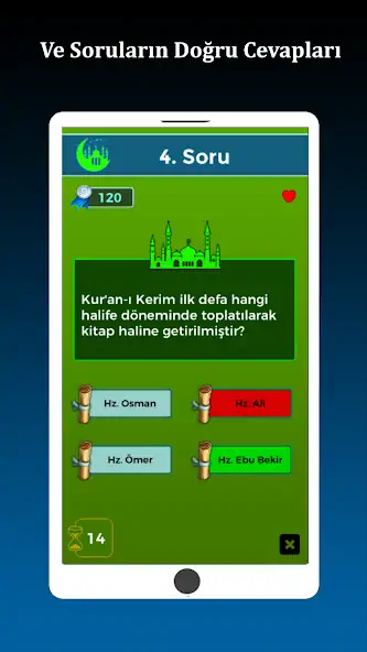 Скачать İslami Bilgi Yarışması [Взлом Много монет] APK на Андроид