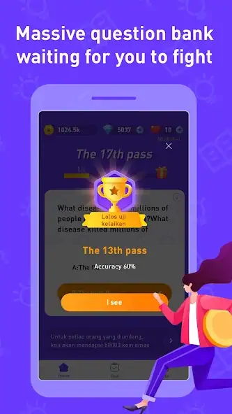 Скачать QuizKing [Взлом Много денег] APK на Андроид