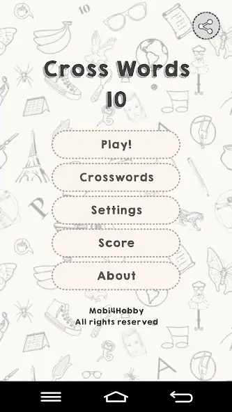 Скачать CrossWords 10 [Взлом Бесконечные монеты] APK на Андроид