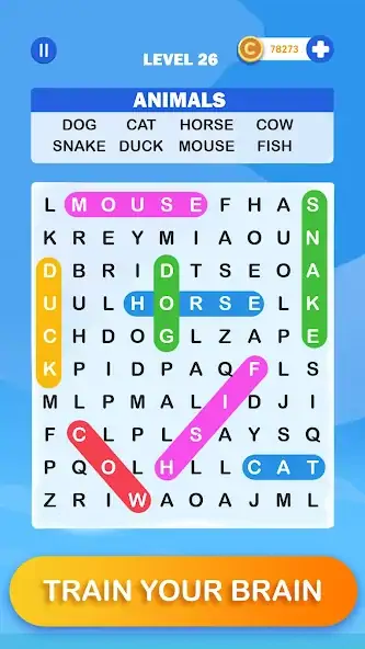 Скачать Wordsearch Puzzle Challenge [Взлом Много монет] APK на Андроид