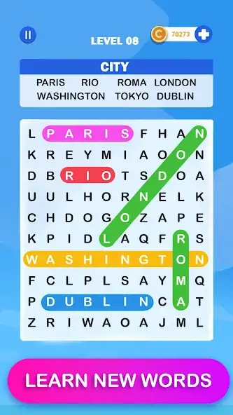 Скачать Wordsearch Puzzle Challenge [Взлом Много монет] APK на Андроид