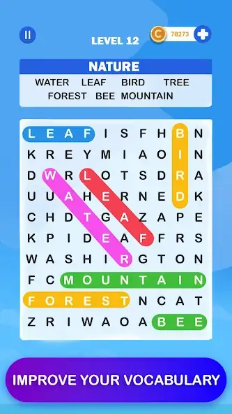 Скачать Wordsearch Puzzle Challenge [Взлом Много монет] APK на Андроид