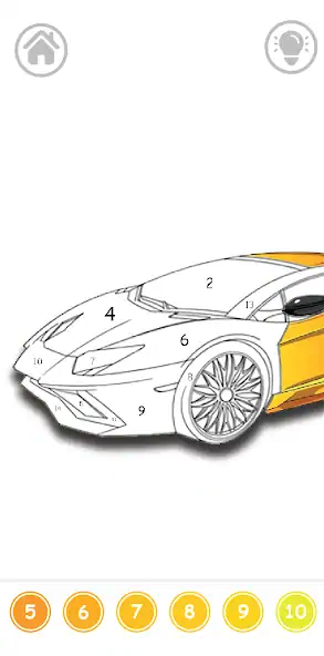 Скачать Cars Color By Number [Взлом Бесконечные монеты] APK на Андроид