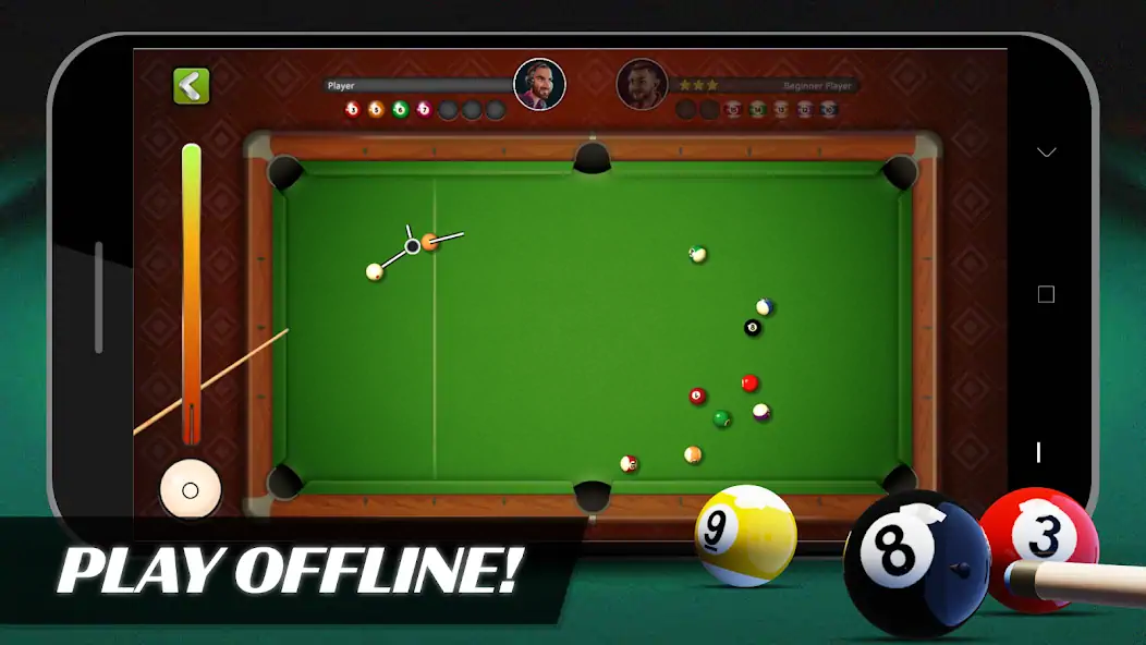 Скачать 8 Ball Billiards Offline Pool [Взлом Бесконечные деньги] APK на Андроид